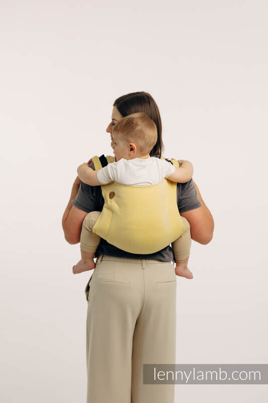 Nosidło Klamrowe Onbuhimo z tkaniny skośno-krzyżowej (79% bawełna, 21% wiskoza bambusowa), rozmiar Standard - LOLLIPOP #babywearing