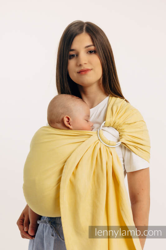 Chusta kółkowa, splot skośno-krzyżowy, (79% bawełna, 21% wiskoza bambusowa), ramię bez zakładek - LOLLIPOP - standard 1.8m #babywearing