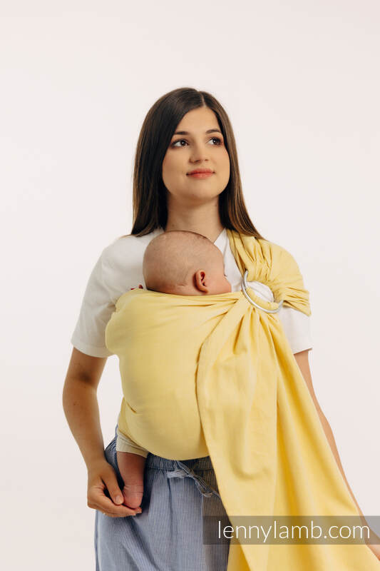 Chusta kółkowa, splot skośno-krzyżowy, (79% bawełna, 21% wiskoza bambusowa), ramię bez zakładek - LOLLIPOP - standard 1.8m #babywearing