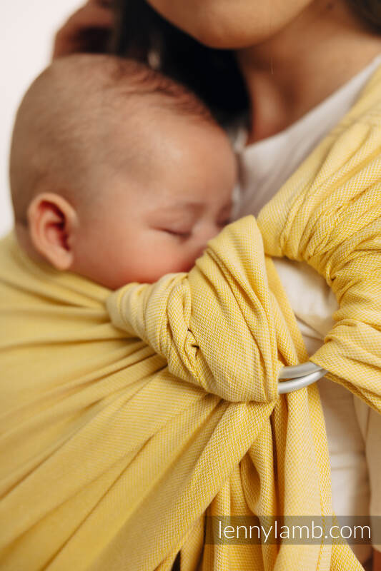 Chusta kółkowa, splot skośno-krzyżowy, (79% bawełna, 21% wiskoza bambusowa), ramię bez zakładek - LOLLIPOP - standard 1.8m #babywearing
