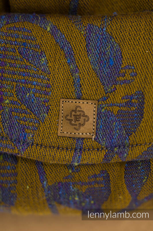 Mochila LennyLight, talla estándar, tejido jaqurad (45% seda tusor, 32% algodón peinado, 19% lana merino, 4% cachemira) - EXPERIMENT no. 37 #babywearing