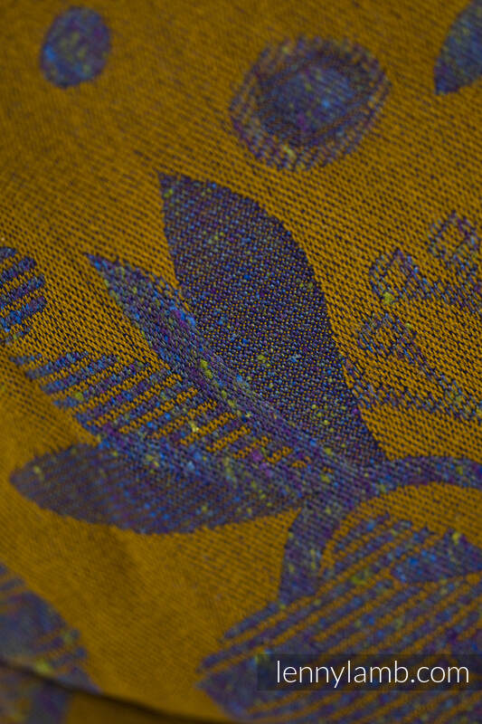 Mochila LennyLight, talla estándar, tejido jaqurad (45% seda tusor, 32% algodón peinado, 19% lana merino, 4% cachemira) - EXPERIMENT no. 37 #babywearing