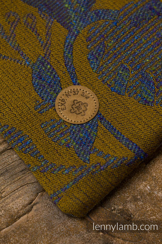 Mochila LennyLight, talla estándar, tejido jaqurad (45% seda tusor, 32% algodón peinado, 19% lana merino, 4% cachemira) - EXPERIMENT no. 37 #babywearing