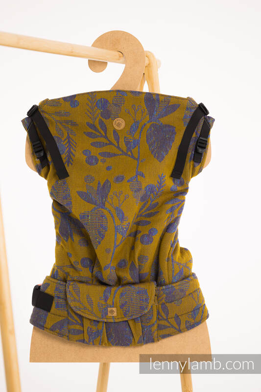 Mochila LennyPreschool, talla preschool, tejido jaqurad (45% seda tusor, 32% algodón peinado, 19% lana merino, 4% cachemira) - EXPERIMENT no. 37 #babywearing