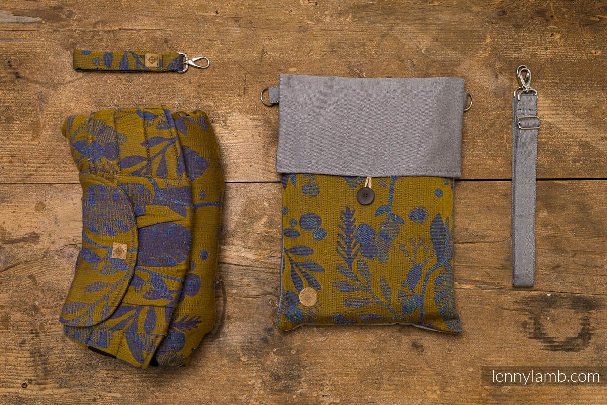 Mochila LennyPreschool, talla preschool, tejido jaqurad (45% seda tusor, 32% algodón peinado, 19% lana merino, 4% cachemira) - EXPERIMENT no. 37 #babywearing