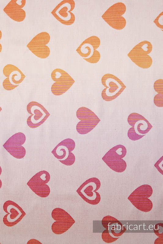 JOYFUL SWEETHEART, jacquard weave fabric, 100% cotton, width 140 cm, weight 280 g/m² #babywearing