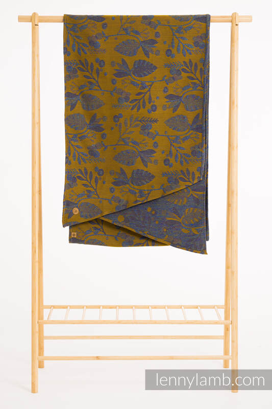 Écharpe, jacquard (45% soie tussah, 32% coton peigné, 19% laine mérinos, 4%cachemire) - EXPERIMENT no. 37 - size XS #babywearing