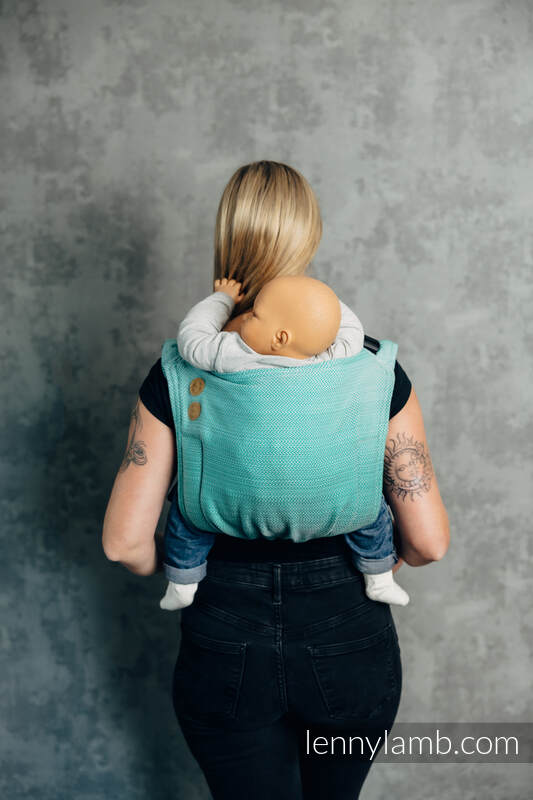 Lenny Buckle Onbuhimo PRO baby carrier, toddler size, herringbone weave (100% cotton) - FOR PROFESSIONAL USE EDITION - ENTWINE #babywearing