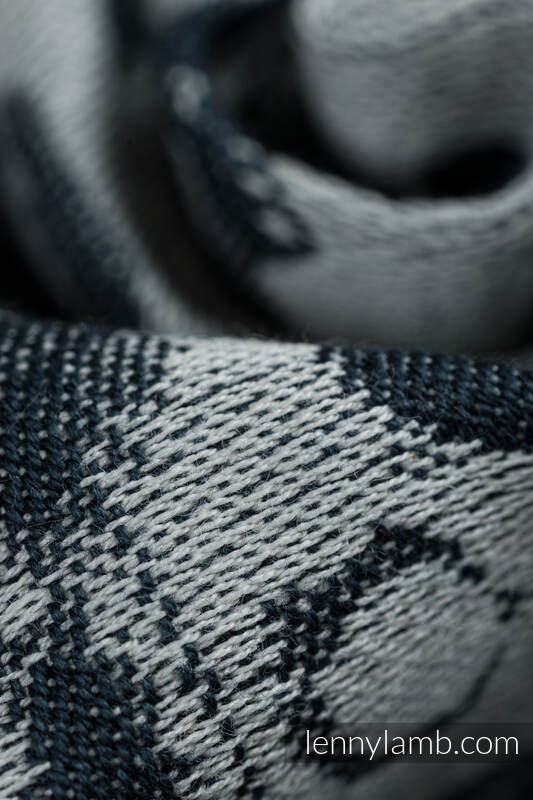 Ring Sling, Jacquard Weave (100% cotton), with gathered shoulder - CLOCKWORK - FIX IT - standard 1.8m #babywearing