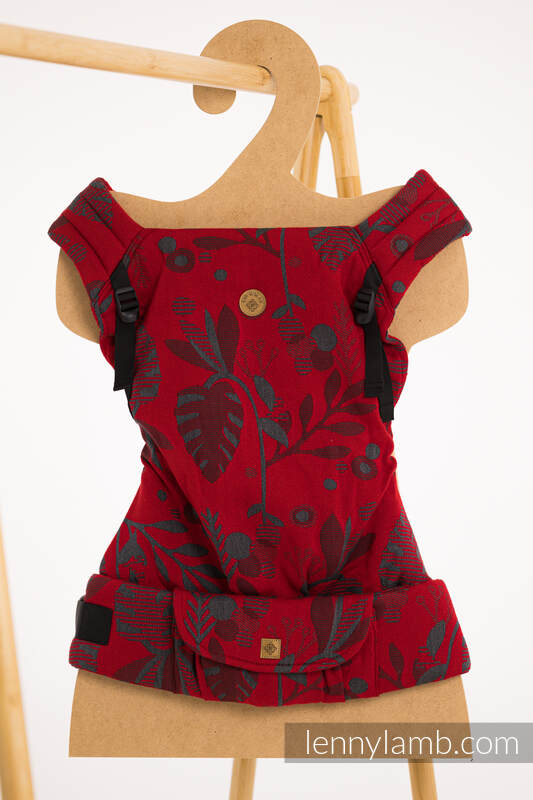 Nosidełko LennyLight z tkaniny żakardowej, rozmiar standard (45% wełna merino, 32% bawełna czesana, 23% jedwab morwowy) - EKSPERYMENT nr 38 #babywearing