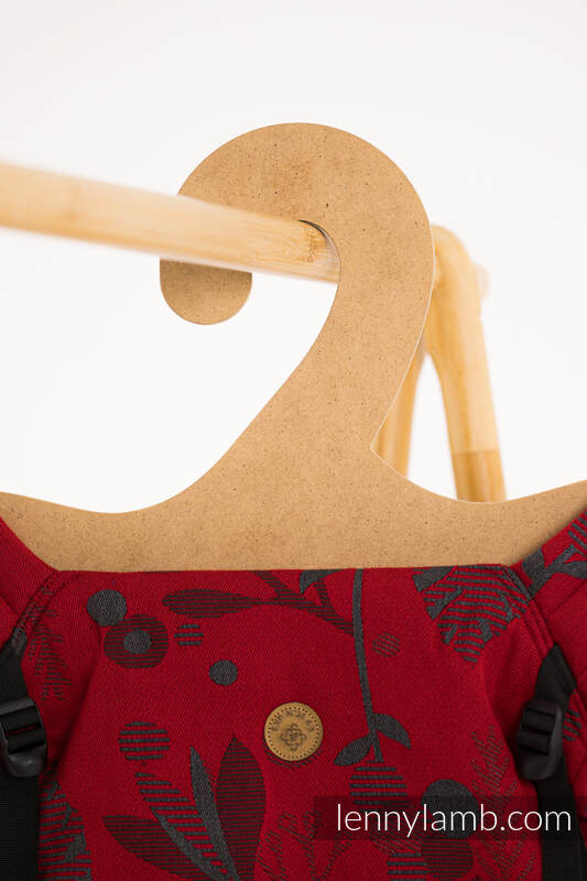 Nosidełko LennyLight z tkaniny żakardowej, rozmiar standard (45% wełna merino, 32% bawełna czesana, 23% jedwab morwowy) - EKSPERYMENT nr 38 #babywearing