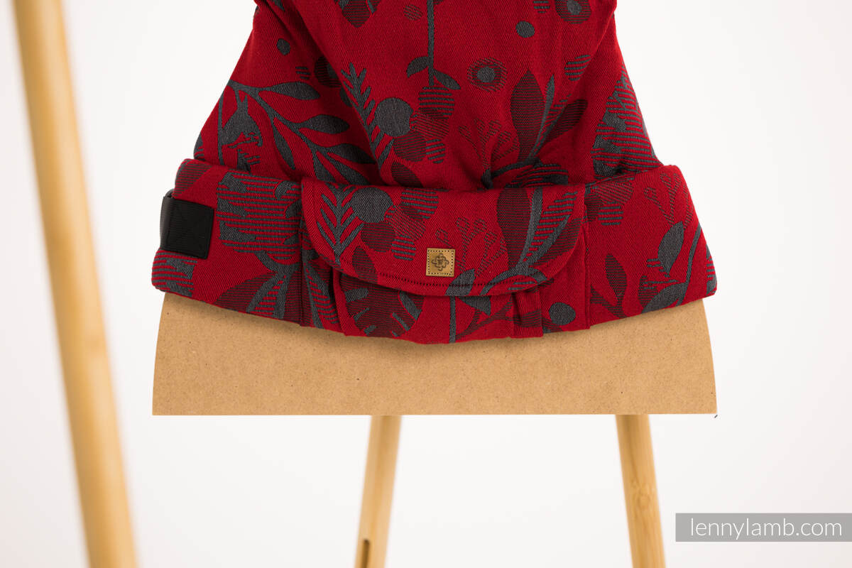 Nosidełko LennyLight z tkaniny żakardowej, rozmiar standard (45% wełna merino, 32% bawełna czesana, 23% jedwab morwowy) - EKSPERYMENT nr 38 #babywearing
