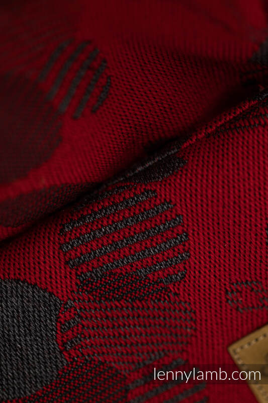 Nosidełko LennyLight z tkaniny żakardowej, rozmiar standard (45% wełna merino, 32% bawełna czesana, 23% jedwab morwowy) - EKSPERYMENT nr 38 #babywearing