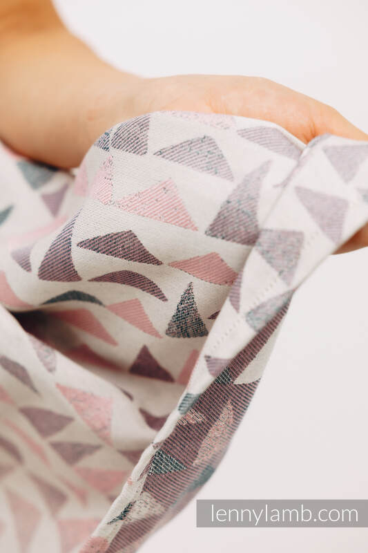 Fascia ad anelli, tessitura Jacquard (61% cotone, 39% viscosa di bamboo) - spalla aperta - EAGLE ROCKS - PEAK - taglia standard 1.8m  #babywearing