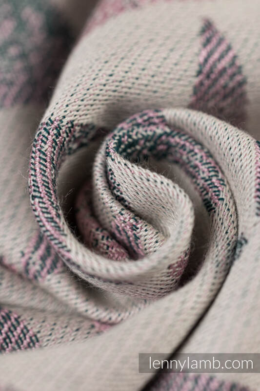 Écharpe, jacquard (61% coton, 39% Viscose de bambou) - EAGLE ROCKS - PEAK - taille M #babywearing
