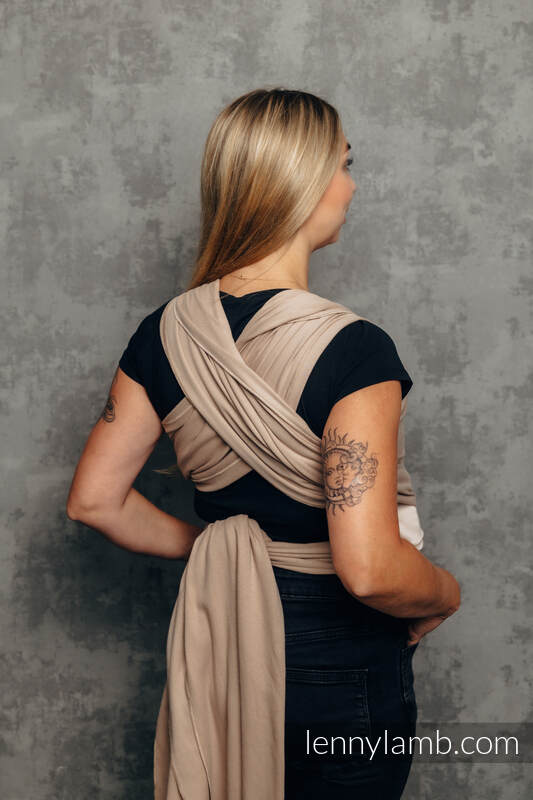 Stretchy/Elastic Baby Sling - FOR PROFESSIONAL USE EDITION - NUDE BEIGE - standard size 5.0 m #babywearing
