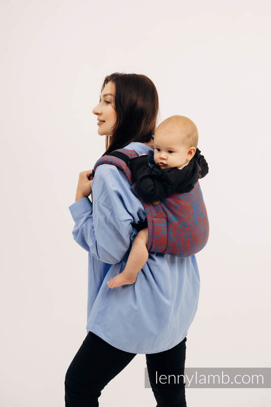 Onbuhimo – carregador de bebê sem cinto de cintura, Tamanho Toddler, RAPUNZEL - SWIRL  #babywearing
