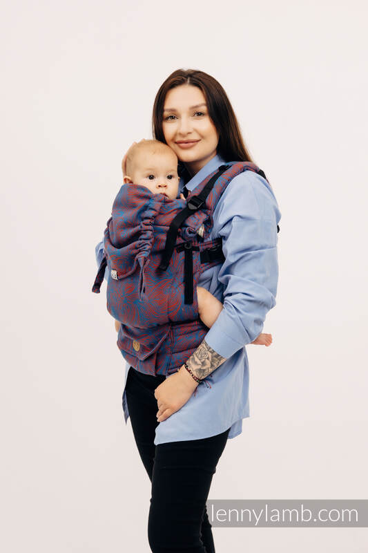 LennyUpGrade Carrier, Standard Size, jacquard weave 100% cotton - RAPUNZEL - SWIRL #babywearing