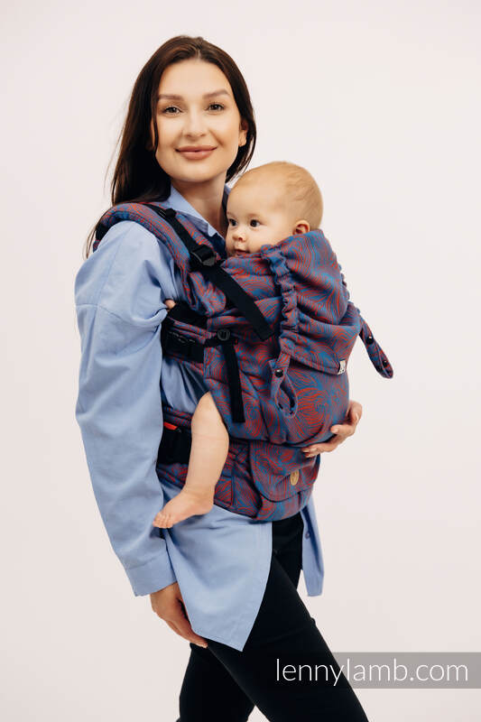 LennyUpGrade Carrier, Standard Size, jacquard weave 100% cotton - RAPUNZEL - SWIRL #babywearing