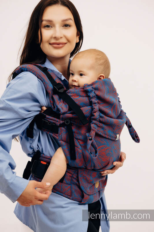 LennyUpGrade Carrier, Standard Size, jacquard weave 100% cotton - RAPUNZEL - SWIRL #babywearing