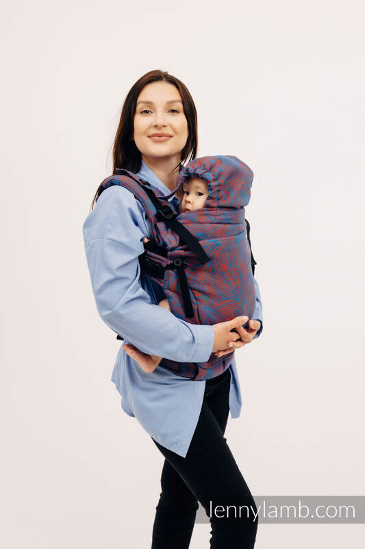 LennyUpGrade Carrier, Standard Size, jacquard weave 100% cotton - RAPUNZEL - SWIRL #babywearing