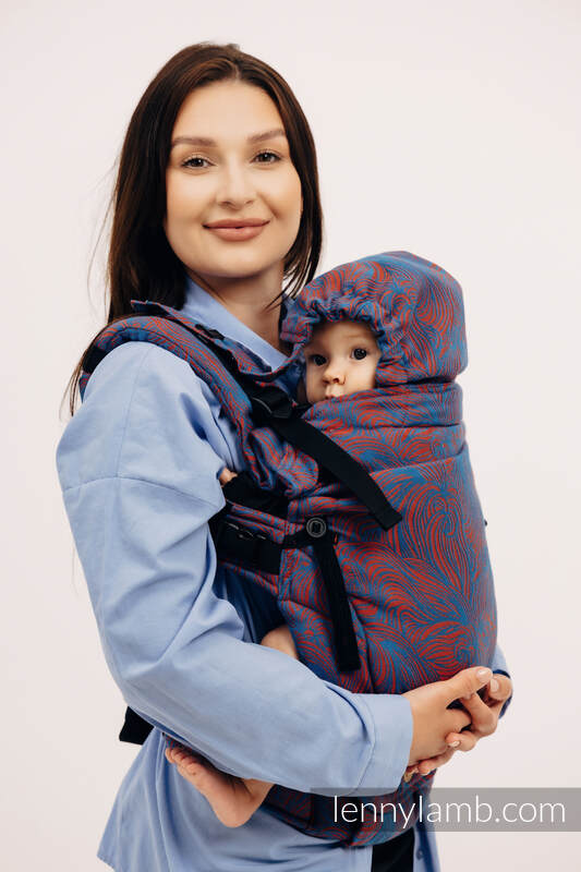 LennyUpGrade Carrier, Standard Size, jacquard weave 100% cotton - RAPUNZEL - SWIRL #babywearing