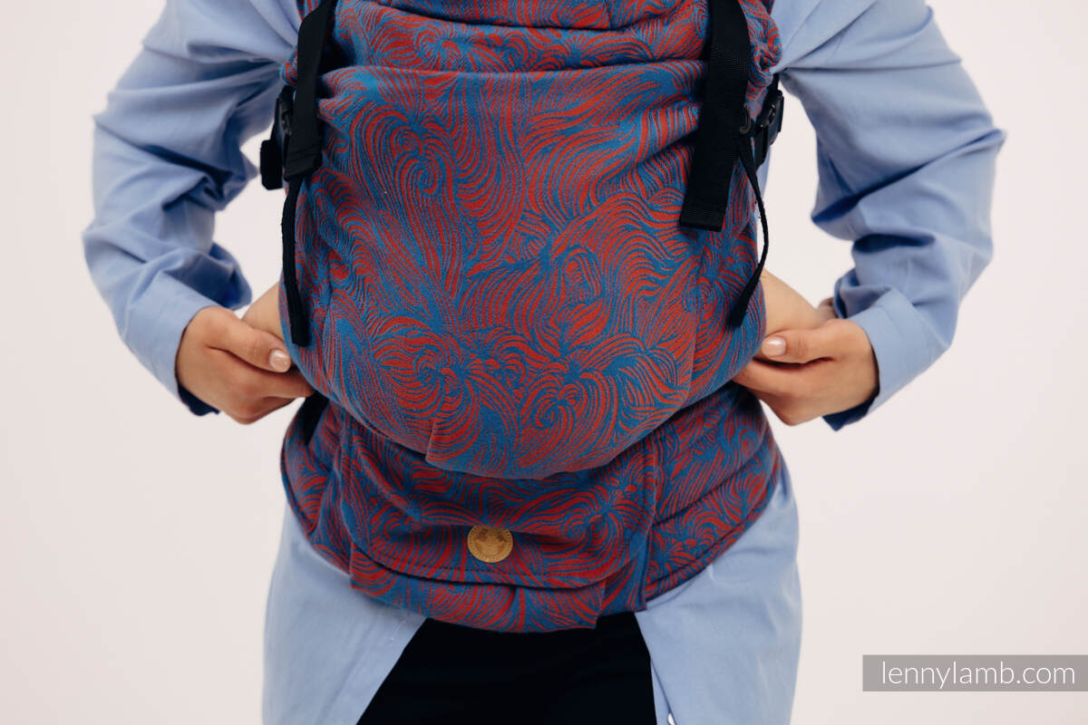 LennyUpGrade Carrier, Standard Size, jacquard weave 100% cotton - RAPUNZEL - SWIRL #babywearing