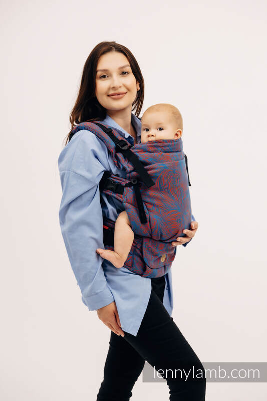 LennyUpGrade Carrier, Standard Size, jacquard weave 100% cotton - RAPUNZEL - SWIRL #babywearing