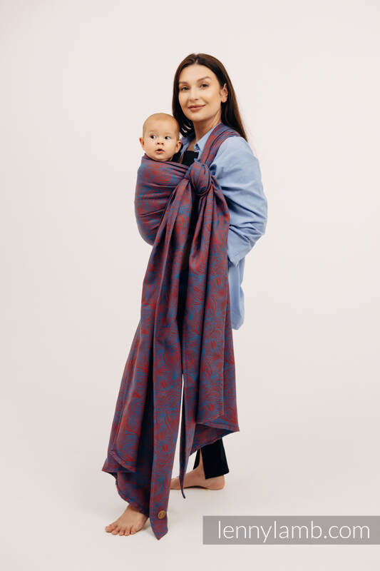 Fular tecido, Tamanho Tamanho 5 (S - 4,2 m), RAPUNZEL - SWIRL  #babywearing
