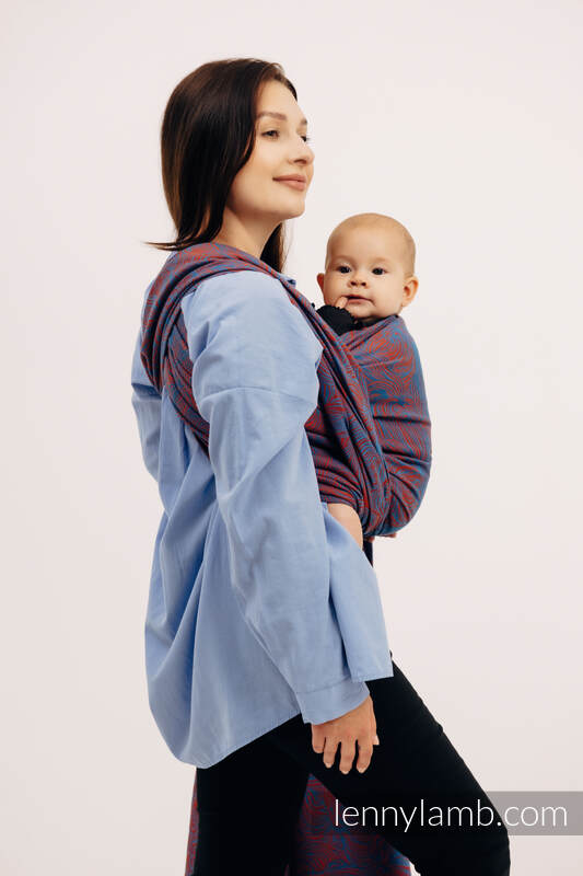 Fular tecido, Tamanho Tamanho 5 (S - 4,2 m), RAPUNZEL - SWIRL  #babywearing