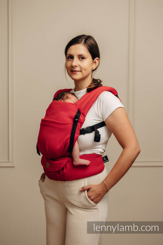 My First Baby Carrier - LennyLight, Standard Size, herringbone weave 100% cotton - LITTLE HERRINGBONE SEDONA #babywearing
