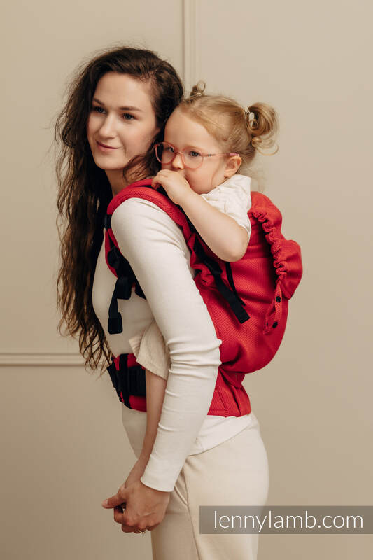 LennyPreschool Carrier, Preschool Size, herringbone weave 100% cotton - LITTLE HERRINGBONE SEDONA #babywearing