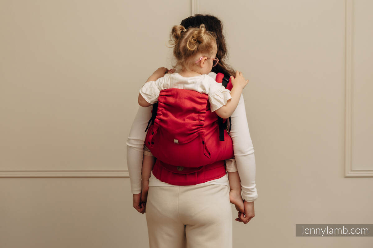 LennyPreschool Carrier, Preschool Size, herringbone weave 100% cotton - LITTLE HERRINGBONE SEDONA #babywearing