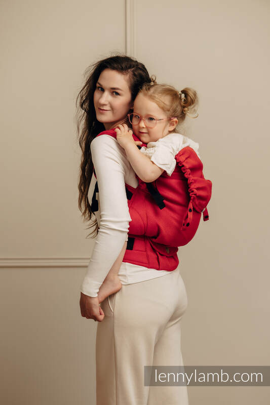 LennyPreschool Carrier, Preschool Size, herringbone weave 100% cotton - LITTLE HERRINGBONE SEDONA #babywearing