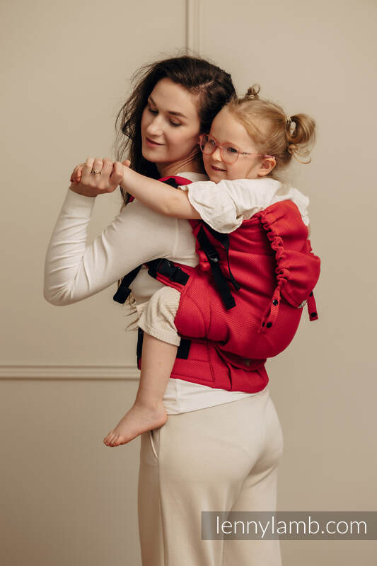 LennyPreschool Carrier, Preschool Size, herringbone weave 100% cotton - LITTLE HERRINGBONE SEDONA #babywearing