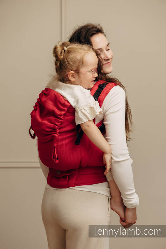LennyPreschool Carrier, Preschool Size, herringbone weave 100% cotton - LITTLE HERRINGBONE SEDONA #babywearing