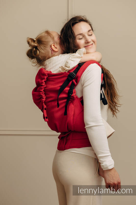 LennyPreschool Carrier, Preschool Size, herringbone weave 100% cotton - LITTLE HERRINGBONE SEDONA #babywearing