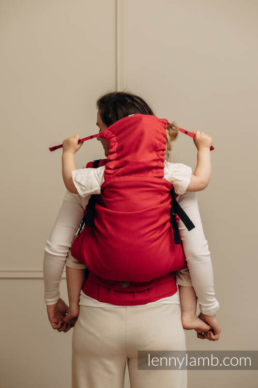 LennyPreschool Carrier, Preschool Size, herringbone weave 100% cotton - LITTLE HERRINGBONE SEDONA #babywearing