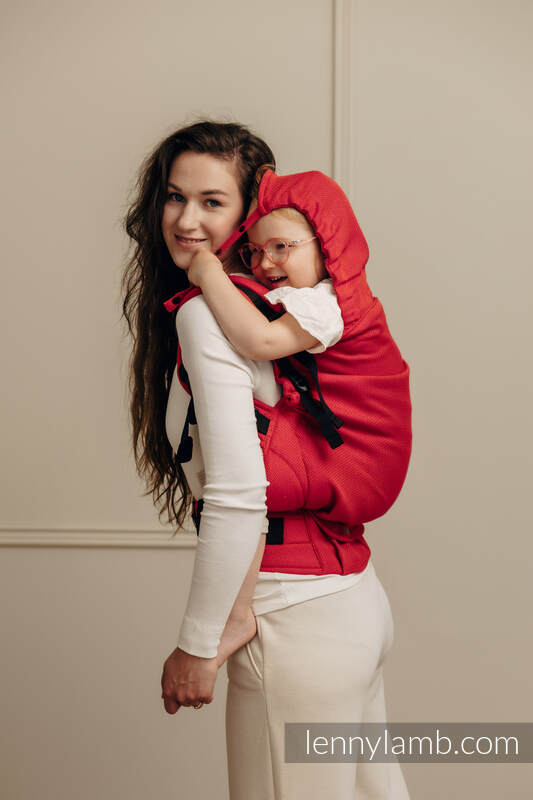 LennyPreschool Carrier, Preschool Size, herringbone weave 100% cotton - LITTLE HERRINGBONE SEDONA #babywearing