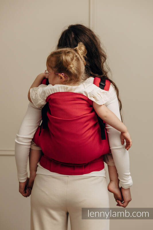 LennyPreschool Carrier, Preschool Size, herringbone weave 100% cotton - LITTLE HERRINGBONE SEDONA #babywearing
