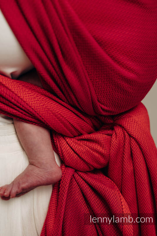 Baby Sling, Herringbone Weave (100% cotton) - LITTLE HERRINGBONE SEDONA - size XS #babywearing