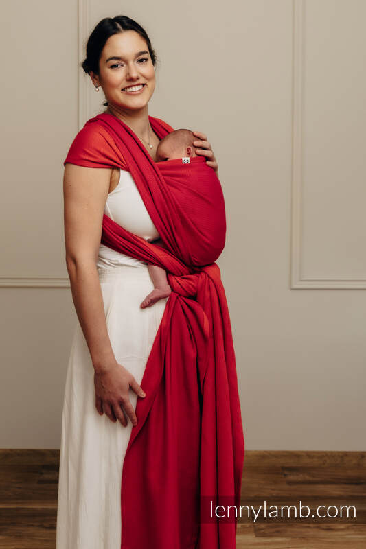 Baby Sling, Herringbone Weave (100% cotton) - LITTLE HERRINGBONE SEDONA - size XS #babywearing