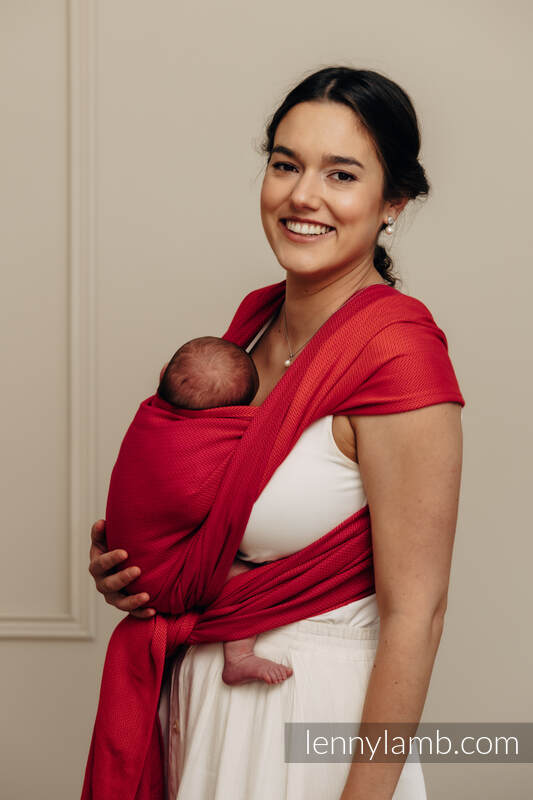Baby Sling, Herringbone Weave (100% cotton) - LITTLE HERRINGBONE SEDONA - size XS #babywearing