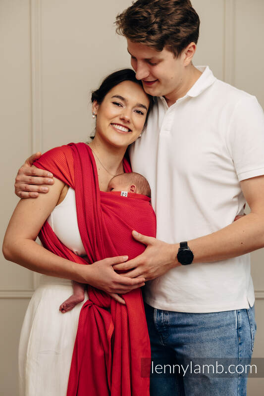 Baby Sling, Herringbone Weave (100% cotton) - LITTLE HERRINGBONE SEDONA - size XS #babywearing