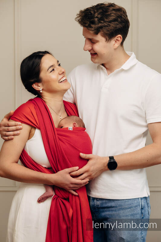 Baby Sling, Herringbone Weave (100% cotton) - LITTLE HERRINGBONE SEDONA - size XS #babywearing