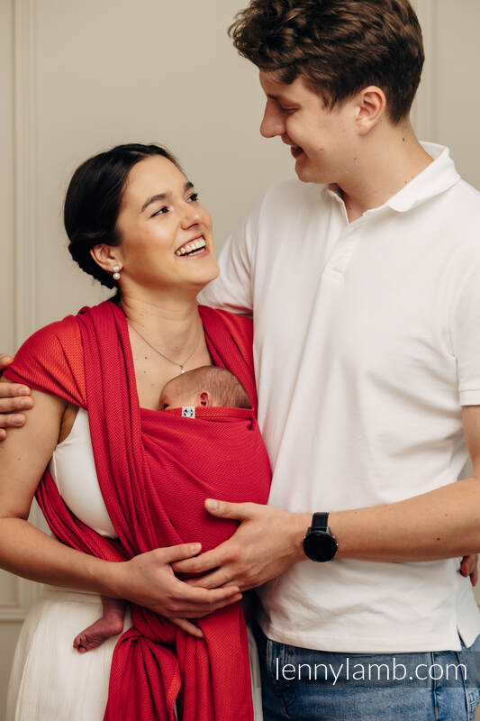 Baby Sling, Herringbone Weave (100% cotton) - LITTLE HERRINGBONE SEDONA - size XS #babywearing
