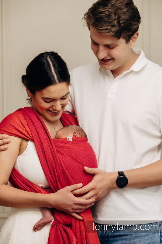 Baby Sling, Herringbone Weave (100% cotton) - LITTLE HERRINGBONE SEDONA - size XS #babywearing
