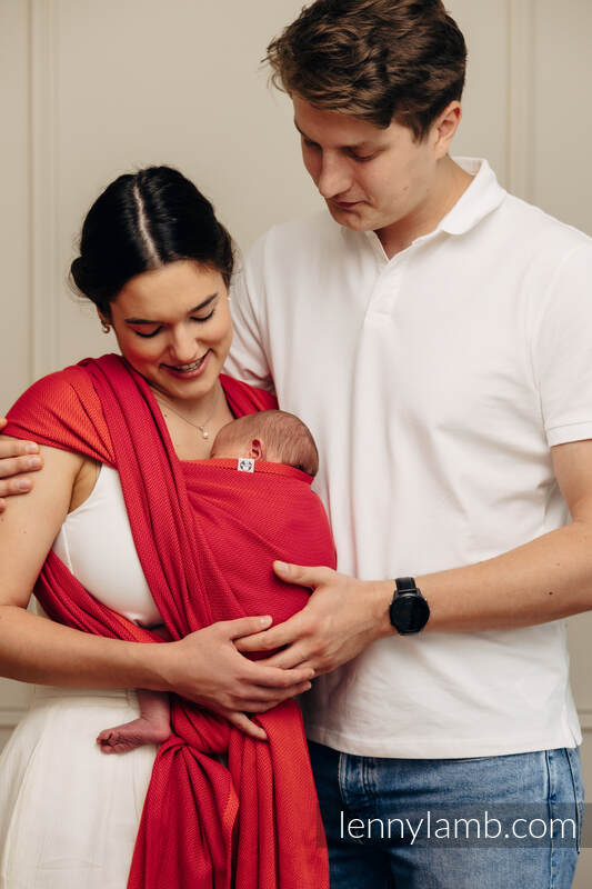 Baby Sling, Herringbone Weave (100% cotton) - LITTLE HERRINGBONE SEDONA - size XL #babywearing