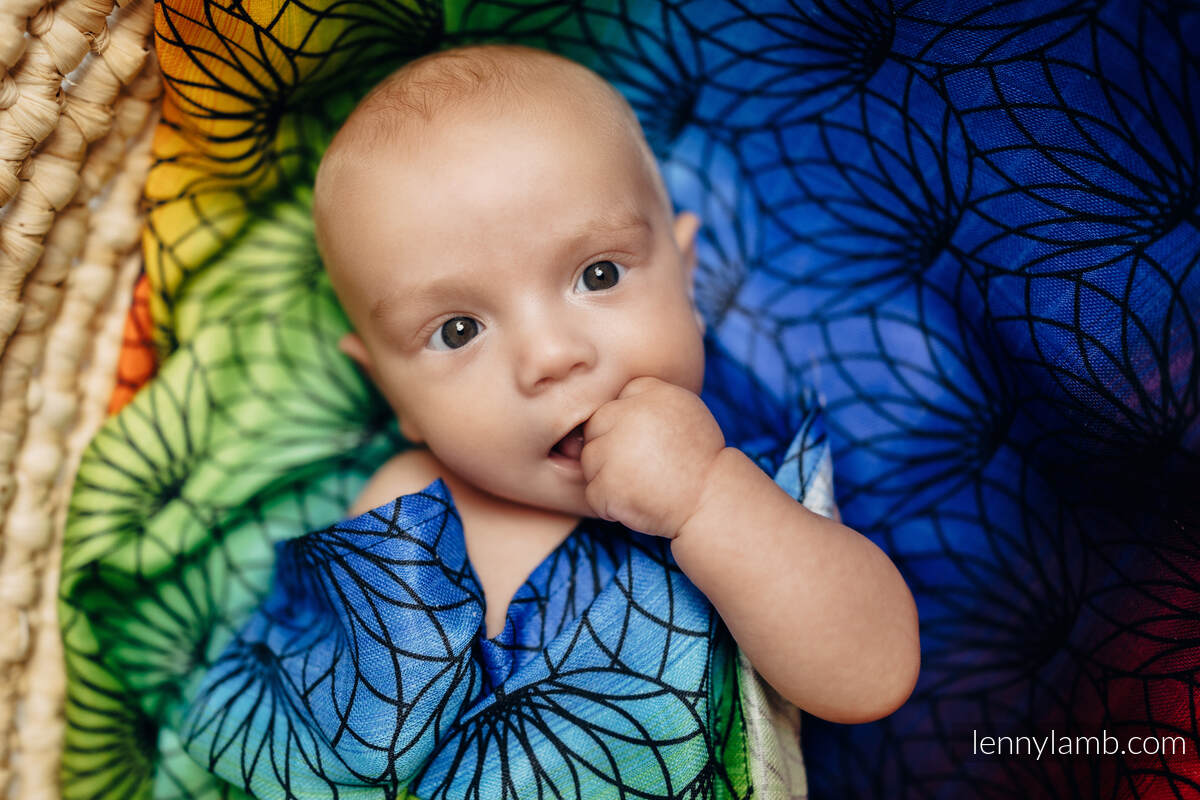 Mullwindel - RAINBOW LOTUS (grad B) #babywearing