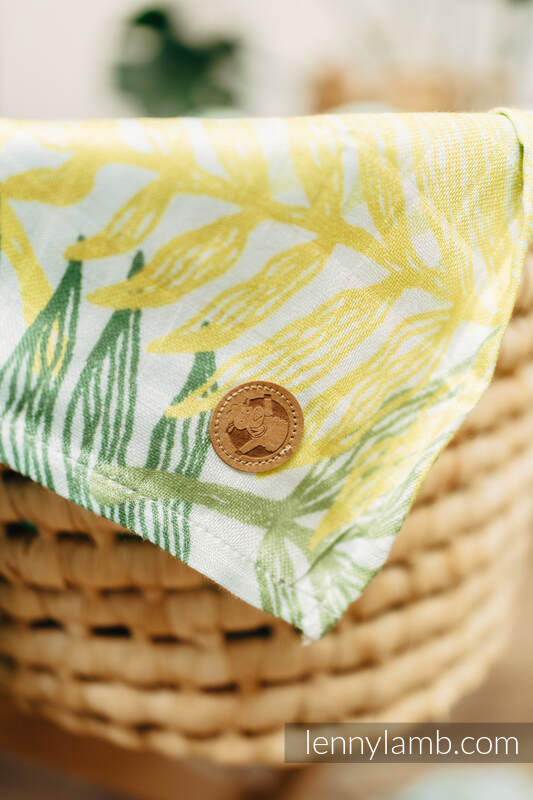 Mullwindel - RAINFOREST - LIME #babywearing